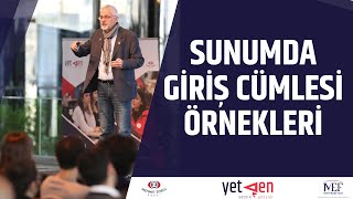 Sunum Giriş Cümlesi Örnekleri  Sunumda Açılış Konuşması 4 [upl. by Delbert]