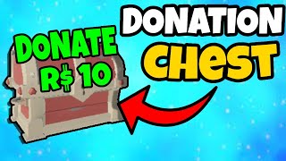 HOW To Make A ROBUX Donation Chest In ROBLOX [upl. by Soneson886]