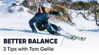 HOW TO SKI STEEPER SLOPES  3 Tips For Better Balance [upl. by Kaine]