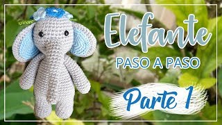 ➤ Elefante tejido  Paso a paso  Parte 1 [upl. by Annadroj]