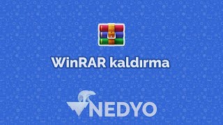 WinRAR kaldırma [upl. by Lombardy]