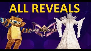 The Masked Singer Belgium All Reveals [upl. by Ayamat]