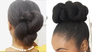 Style Your Natural Hair in 15 Minutes [upl. by Killigrew803]