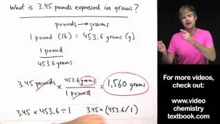 Converting Units with Conversion Factors [upl. by Nadnarb]