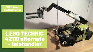 LEGO Technic Telehandler  42110 alternate [upl. by Hairabez]