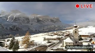 Live Webcam from Colfosco  Italy [upl. by Luhey]