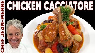 Elegant Chicken Cacciatore  Chef JeanPierre [upl. by Fleta]