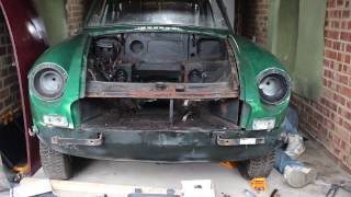 MGB GT Restoration Pt 1 Strip down [upl. by Brandise40]