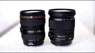 Sigma vs Canon Sigma 24105mm f4 Art lens review and comparison [upl. by Esinrahs992]