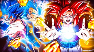 OVER 6000 DRAGON STONES SPENT LR SSJ4 amp God Goku Vegeta 7 Year Anni Summons  DBZ Dokkan Battle [upl. by Atolrac]