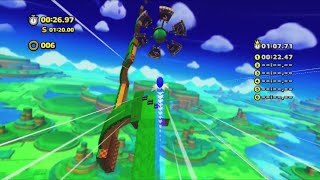 Sonic Lost World Windy Hill Zone 1 1080 HD [upl. by Nwahsiek521]