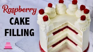 RASPBERRY CAKE FILLING RECIPE [upl. by Xonel]