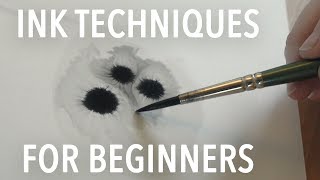 Ink Drawing Techniques for Beginners [upl. by Oatis]