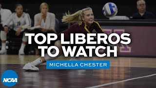 Top liberos to watch in 2021 womens college volleyball [upl. by Dahsraf]