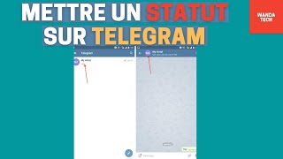 Comment mettre un statut sur Télégram [upl. by Reprah]