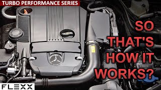 So thats how the TURBO SYSTEM works in a MercedesBenz C250 [upl. by Lockhart93]