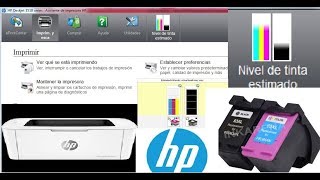 2020CÓMO VER EL NIVEL DE TINTA DE TU IMPRESORA HP FÁCIL Y RÁPIDO CUÁNTO LE QUEDA PARA IMPRIMIR [upl. by Hervey]