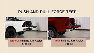 Hilux Revo Tailgate Easy Assistance [upl. by Vedette]