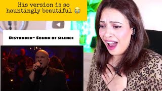 VOCALIST Reacts for the first time to Disturbed  The Sound Of Silence  Emotional Reaction [upl. by Lunneta733]