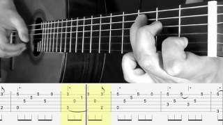 EASY TUTO  HALLELUJAH  Guitar Fingerstyle [upl. by Ayotak748]