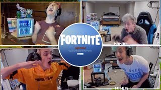 NINJA FORTNITE RAGE COMPILATION [upl. by Faxon]