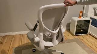 Hbada Ergonomic Office Chair  Unboxing amp Assembly [upl. by Amaerd]