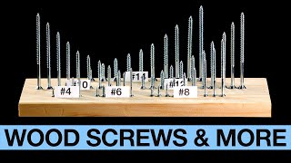 Wood Screw Sizes Explained  A Beginners Guide [upl. by Bloem739]