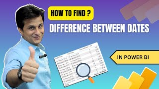 122 How to find difference between dates in Power BI Power Query  Power BI Tutorial for Beginner [upl. by Mainis]