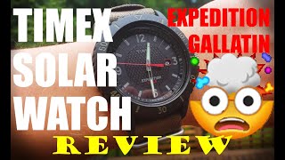 Timex Expedition Gallatin Solar Watch Review [upl. by Airetahs186]