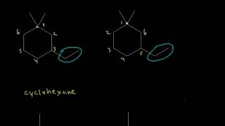 Alkane and cycloalkane nomenclature II  Organic chemistry  Khan Academy [upl. by Silsby709]