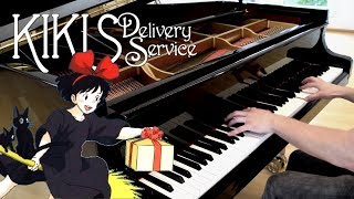 Kikis Delivery Service  A Town With An Ocean View Piano [upl. by Akinirt305]