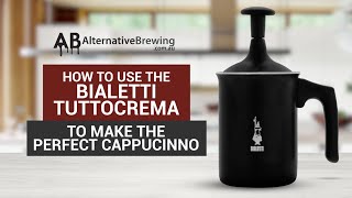 How to Use the Bialetti Tuttocrema Milk Frother [upl. by Tilney]