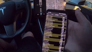 Installing OBD2 Scan My Tesla in Model 3 [upl. by Auhso]