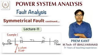 Symmetrical fault analysisQuestions on 3phase faultLecture11 Power System [upl. by Tengler731]