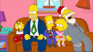 The simpsons Christmas card slide show [upl. by Neerroc711]