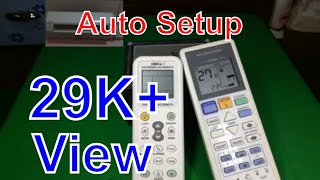 How to Auto Setup Chunghop 1000 in 1 Universal AC Remote [upl. by Ahsercal536]