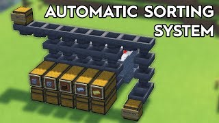 Minecraft Full Automatic Sorting System  120 [upl. by Ramej]