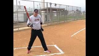 Slowpitch Softball Hitting Tips  Stance amp Stride [upl. by Dietrich]