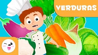 Aprende las verduras  Vocabulario para niños [upl. by Maximilian]