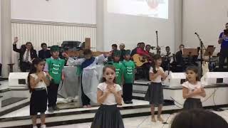 Apresentação de Páscoa  Depois da Cruz  Coreografia Infantil [upl. by Allerim]