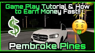 Pembroke Pines FL Roblox l How to make money FAST amp game play tutorial [upl. by Ativel572]