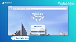 How to generate QR Code with Metrobank Online [upl. by Makell854]