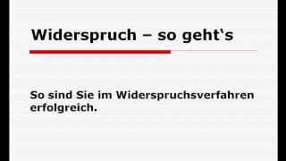 Widerspruch  So sind Sie erfolgreich [upl. by Sicular]