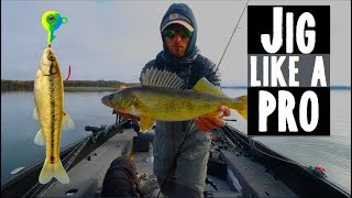 How To Jig Walleyes Like A Pro [upl. by Naehgem]