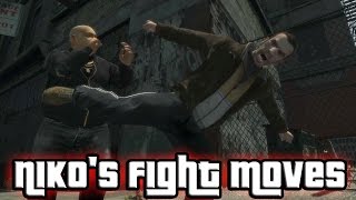 Nikos Fight Moves GTA IV [upl. by Arde]