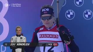 Biathlon Season 2425  Sprint Women  Hochfilzen AUT [upl. by Jorry]