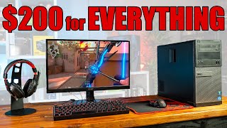 200 Full PC Gaming Setup and How to Upgrade It Over Time [upl. by Aisatnaf]