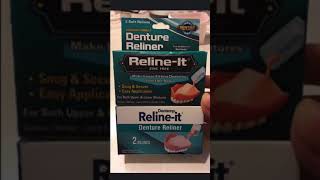 Denture Soft Reline  DentempDOC Relineit HowTo Video [upl. by Crescen]