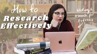 How to Research Any Topic  Essay amp Writing Advice [upl. by Benis]