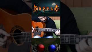 DIABLO  TRISTRAM VILLAGE Fingerstyle Guitar [upl. by Sexela]